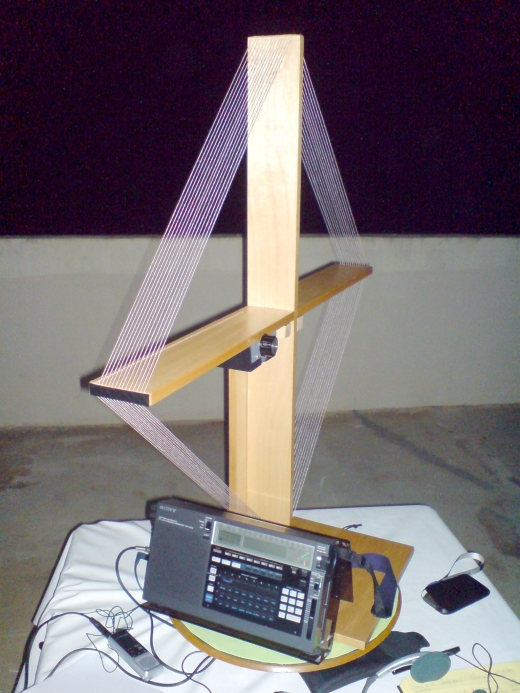 Antena Loop de Quadro - Ondas Médias - 80 cm Litz