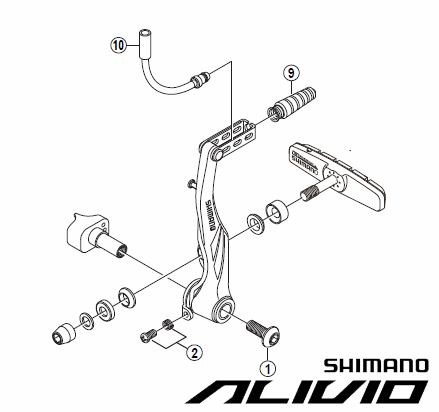 Shimano V-Brake Alivio