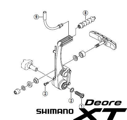 Shimano V-Brake Deore XT