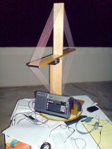 Antena Loop de Quadro de 80 centimetros confeccionada com  fio Litz