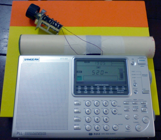 Antena Loop Magnética RGP3 para Ondas Médias